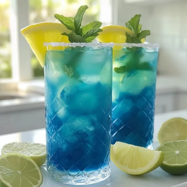 Blue Lagoon Lemon & Pineapple Mocktail