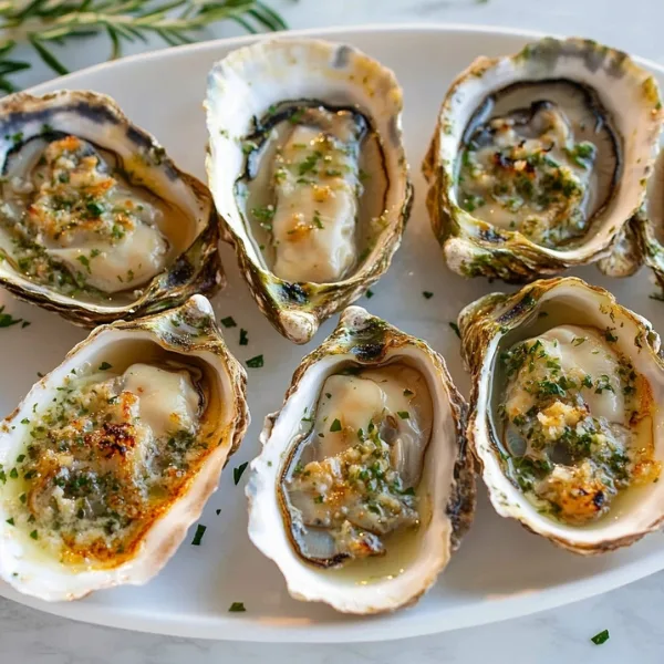 Garlic Herb Butter Grilled Oysters