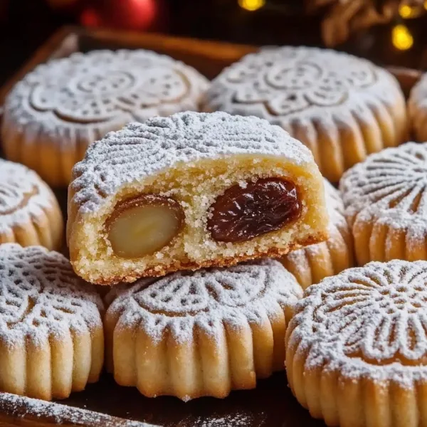 Maamoul Arab Stuffed Date & Nut Cookies)