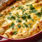 High Protein Chicken Enchiladas