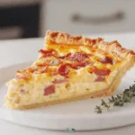 Classic Bacon & Cheese Quiche