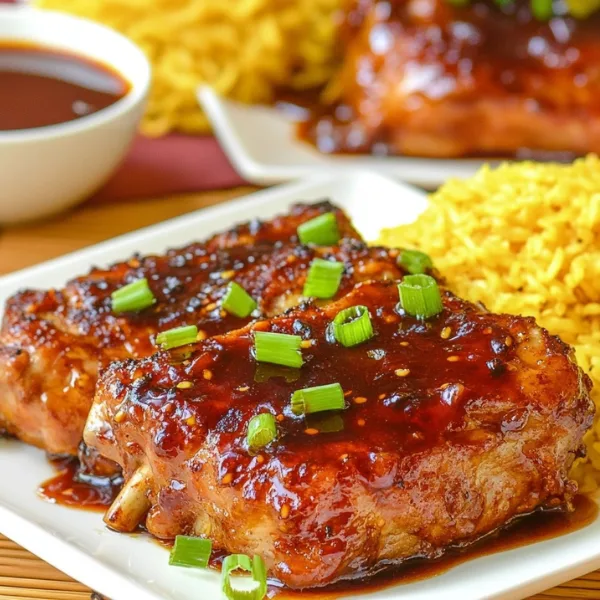 Double Crunch Honey Garlic Pork Chops