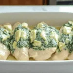 Healthy Spinach & Artichoke Chicken Bake