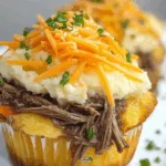 Savory Pot Roast Cupcakes