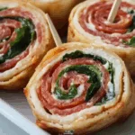 Italian Sub Pinwheel Sandwiches