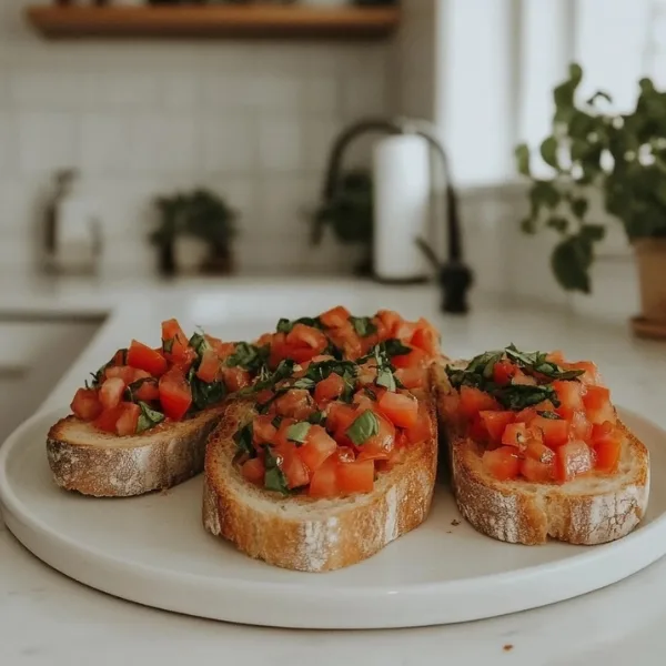 Weeknight Sourdough Bruschetta