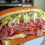 Layered Italian Deli Sandwich