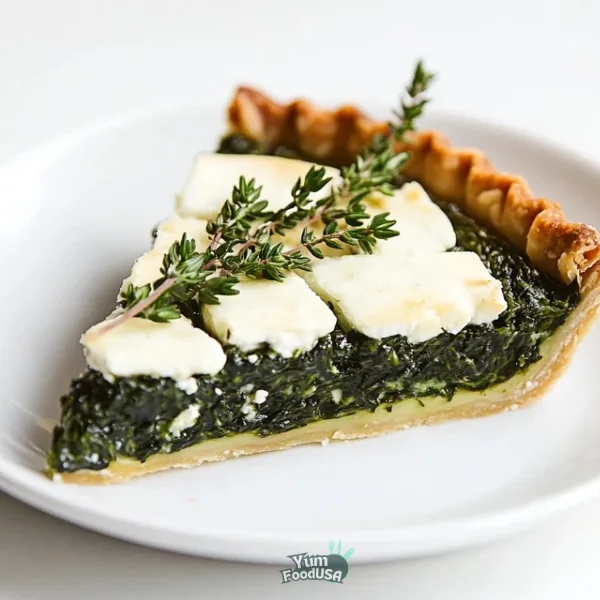 Spinach & Goat Cheese Quiche