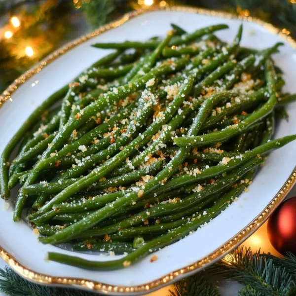 Roasted Parmesan Green Beans
