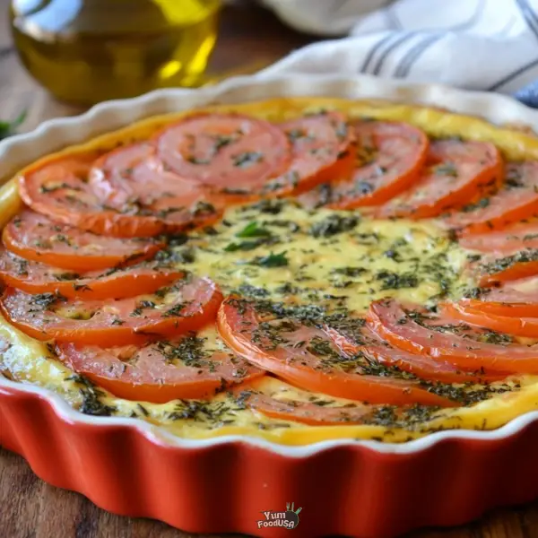 Vegetable & Herb Quiche from Provence