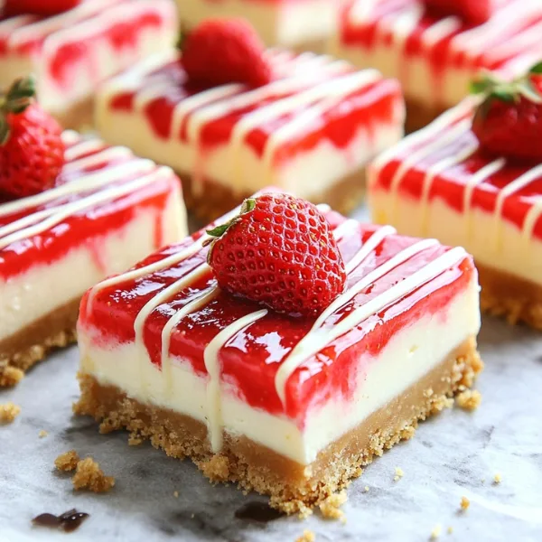 Strawberry Cheesecake Bars