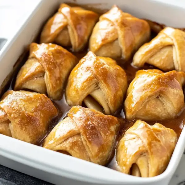 Crescent Roll Apple Dumplings
