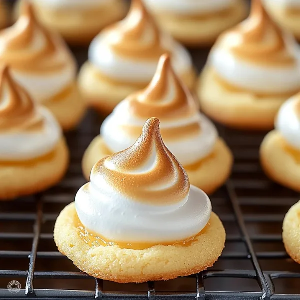 Mini Lemon Meringue Cookies