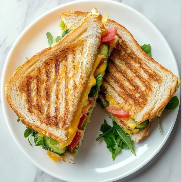 Cheesy Veggie Grilled Sandwich
