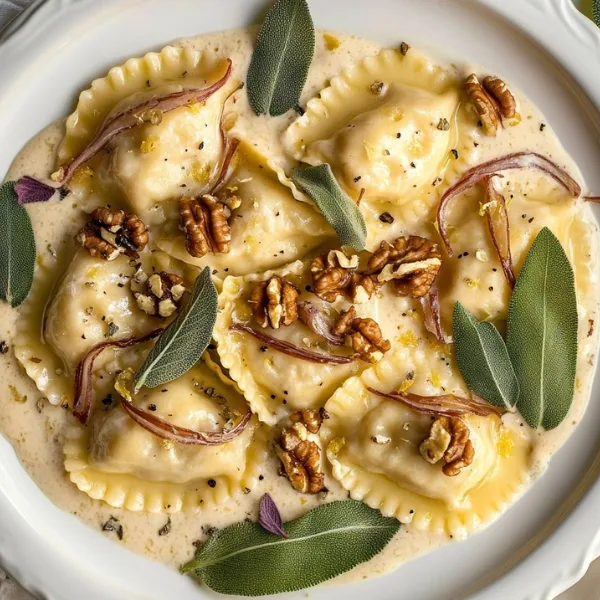 Creamy Lemon Ricotta Ravioli