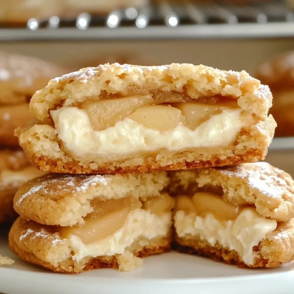 The Best Apple Cheesecake Cookies