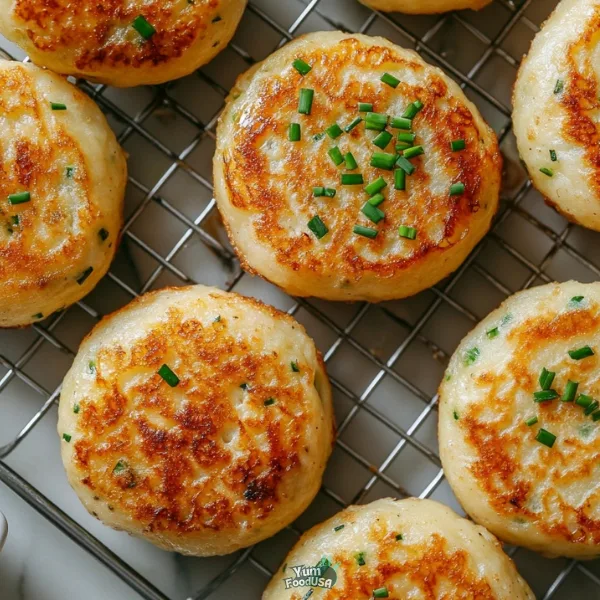 Korean Potato Cheese Pancakes