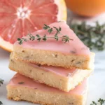Pink Grapefruit and Thyme Vegan Shortbread