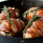 Goat Cheese Stuffed Rosemary Chicken Wraps
