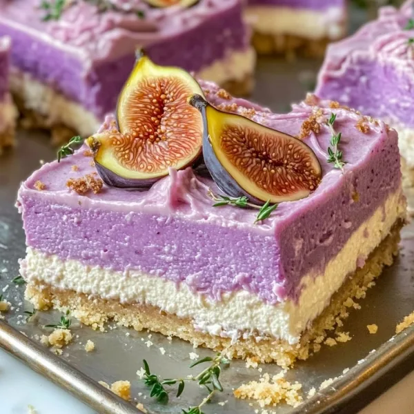 Ube Fig Tiramisu Cheesecake