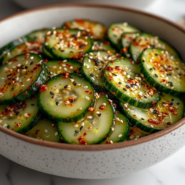 Easy Korean Cucumber Salad
