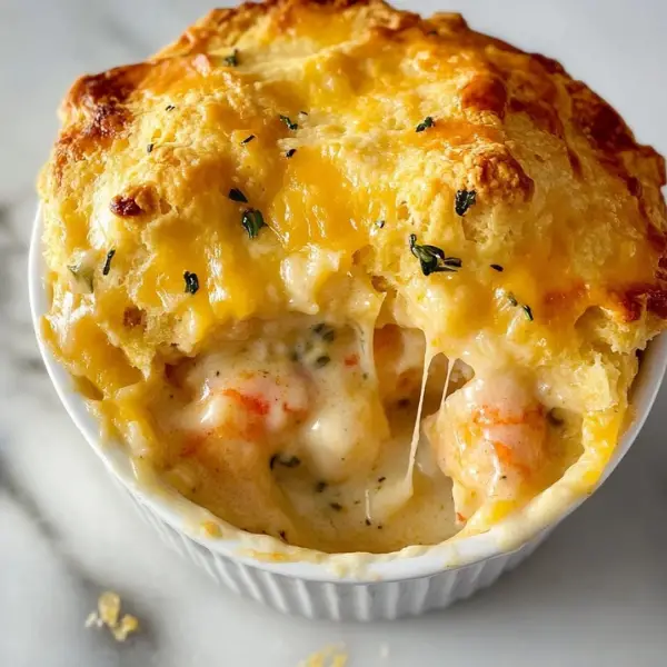 Cheddar Bay Muffin Seafood Pot Pie