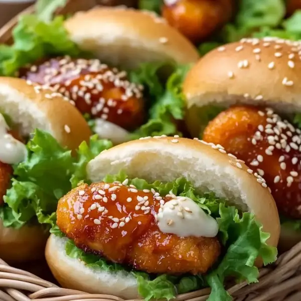Crispy Honey Chicken Sandwiches