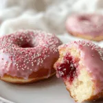 Strawberry Jelly Donuts