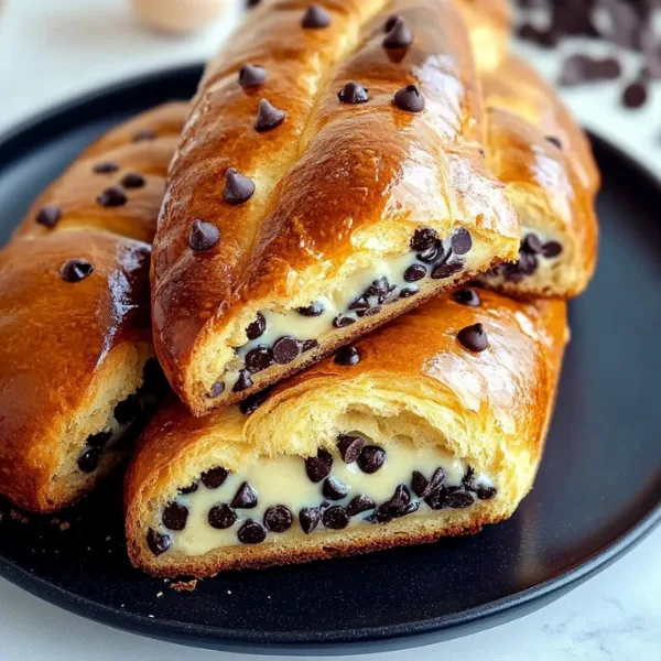 Chocolate Chip Vanilla Custard Brioches