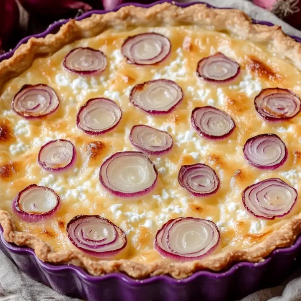 Onion & Cottage Cheese Tart