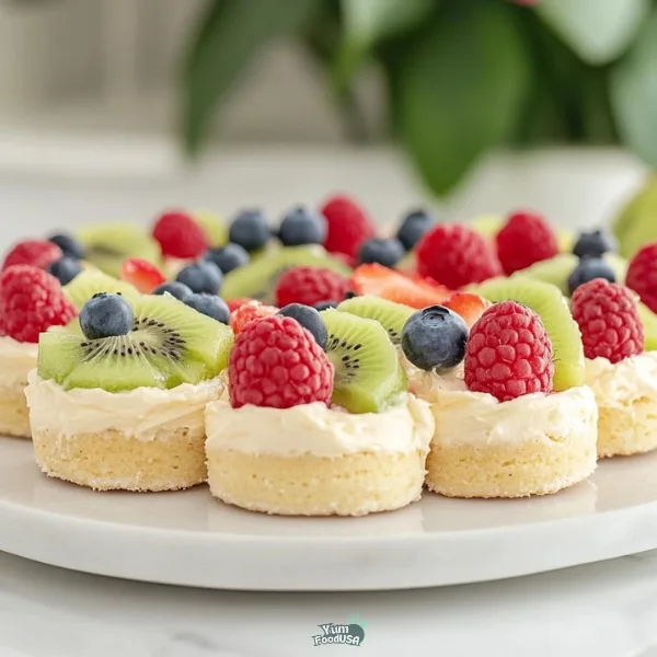 Mini Fruit Pizza Cookies