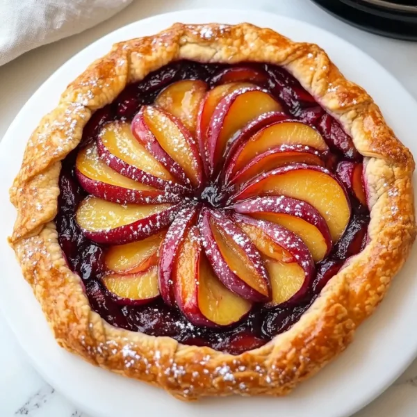 Rustic Plum Galette with Buttery Crust