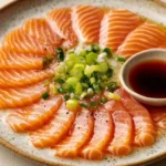 Salmon Crudo with Citrus Soy Dressing