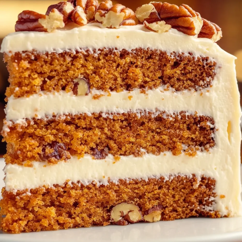 Moist Carrot Cake with Cream Cheese Frosting