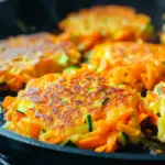 Savory Carrot Zucchini Fritters