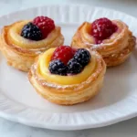 Elegant Berry Custard Pastries
