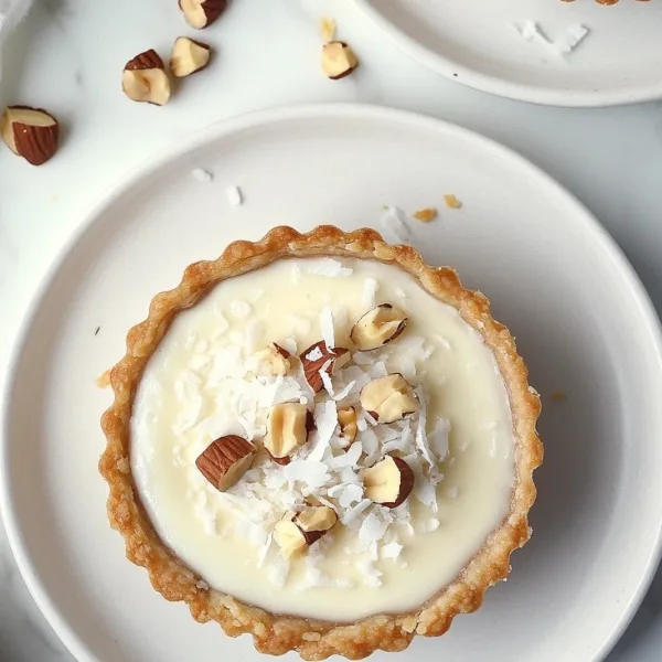 White Chocolate Hazelnut Tarts