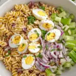 Deviled Egg Pasta Salad
