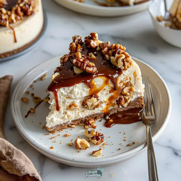 Hazelnut Caramel Cheesecake