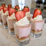 Strawberries and Cream Dessert Cups
