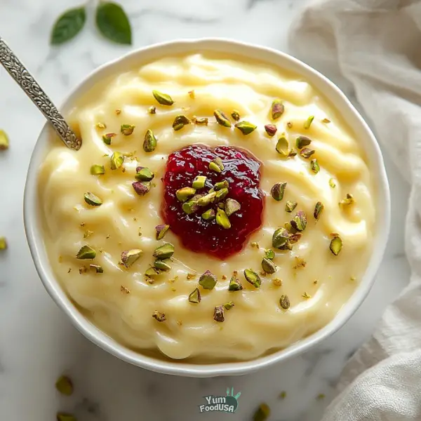 Layali Lubnan (Lebanese Semolina Pudding)
