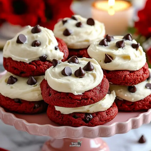 Chewy Red Velvet Cookies