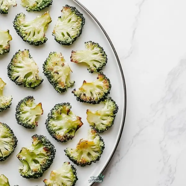 Crispy Smashed Broccoli Chips