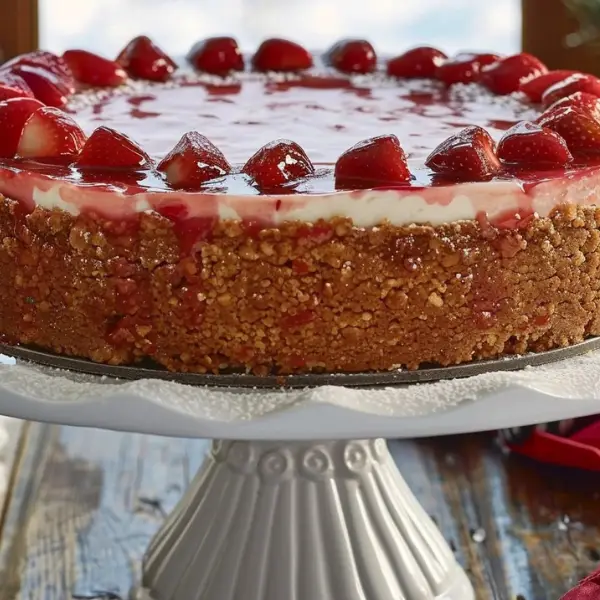 Strawberry Crunch Cheesecake