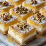 Heavenly Baklava Cheesecake Bars