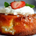 Cottage Cheese Easter Bread (Kulich) with Cream