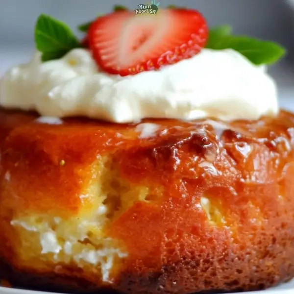 Cottage Cheese Easter Bread (Kulich) with Cream