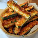 Crispy Parmesan Zucchini Fries