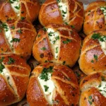 Korean Cream Cheese Garlic Bread