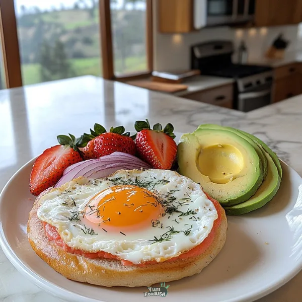 Smoked Salmon Breakfast Plate